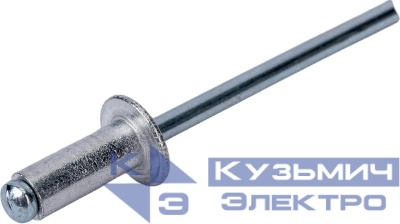 Заклепка 4.0х10 алюм. (уп.50шт) Вихрь 73/9/6/2