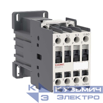 Контактор магнитный YON DSC012 12A 5.5кВт AC3 3P кат.24В DC 1НО YON DSC012-3C10D024