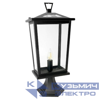 Светильник PL754 60Вт E14 230В садово-парковый черн. FERON 51280