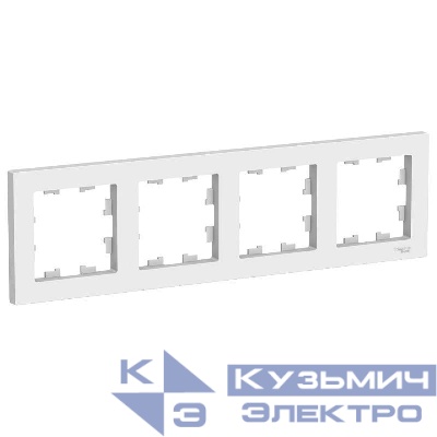 Рамка 4-м AtlasDesign универс. бел. SE ATN000104