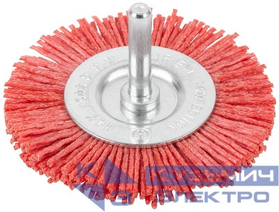 Щетка для дрели тип "Плоская" нейлон 75мм блист. Profi Cutop 82-921