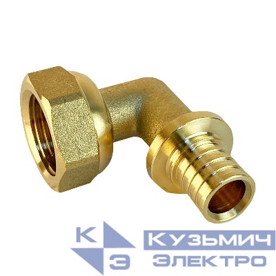 Угольник надвижной с накидной гайкой 16(2.2)х1/2дюйм(220/10) К VALFEX VF.455.AF.016012