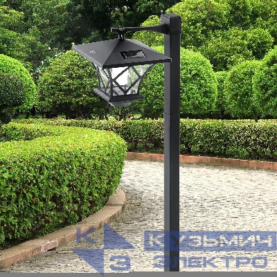 Светильник садовый SL-PL155-PST солнечная батарея ЭРА Б0007513