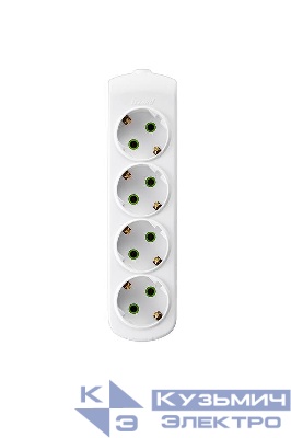 Колодка 4-м с заземл. Letitia LEZARD 721-0400-401