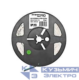 Лента светодиодная 71 436 NLS-3528G60-4.8-IP20-12В-Pro R5 4.8Вт/м (уп.5м) Navigator 71436