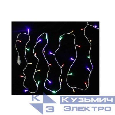 Гирлянда LD120-M-E 120 LED 12 м соед. до 20 мод. мульти SHLights 4690601040800