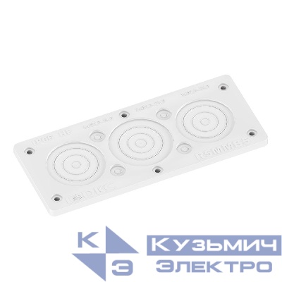 Ввод кабельный мембранный EPDM IP66 -70..+90град.C 216х89мм 4хd20-140мм 2хd20-540мм 1хd20-590мм DKC R5MMB5