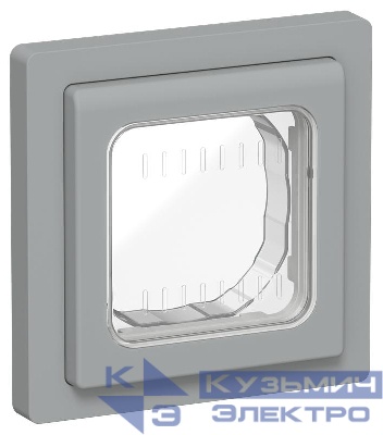 Рамка 1-м СП FLITE Рпро-1-55-ФлС IP55 сер. IEK FI-M10-32-55-K03