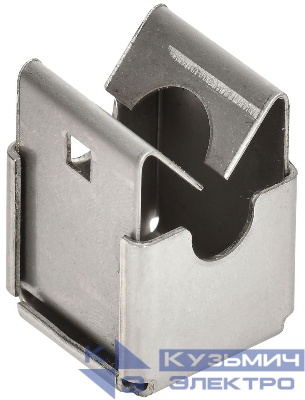 Держатель проводника круглого 8мм безболтовой нерж. сталь IEK ZDP80-20-1-08