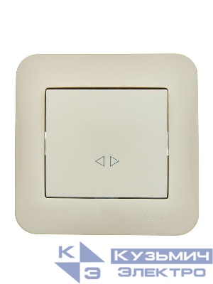 Выключатель промежуточный 1-кл.СП ASTI 10А IP20 в сборе крем. LEZARD 7081-0303-107