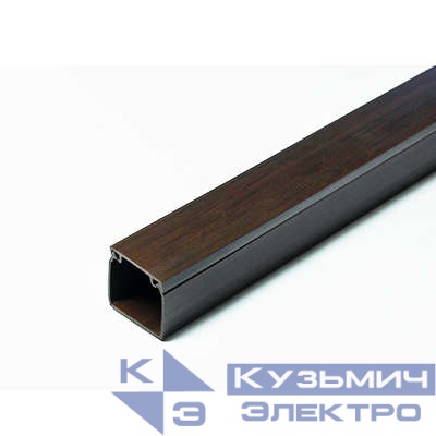 Кабель-канал 25х25 L2000 с двойн. замком пластик венге Урал Пак КК-4825025-060