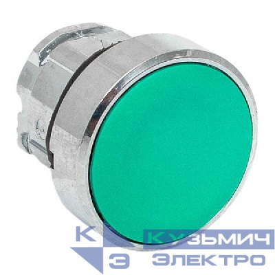 Механизм кнопки исполнительный XB4 IP65 плоский возвратный без фиксации без подсветки зел. EKF XB4BA-G-65