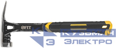 Молоток-гвоздодер Профи 450г цельнометал. FIT 44798