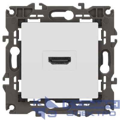 Розетка 1-м СП Elegance 14-3114-01М HDMI бел. матов. Эра Б0065776
