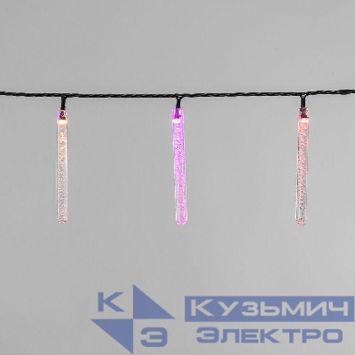 Гирлянда светодиодная "Палочки с пузырьками" 2м 20 палочек 20LED мультиколор RGB 1.5Вт IP20 Neon-Night 303-037
