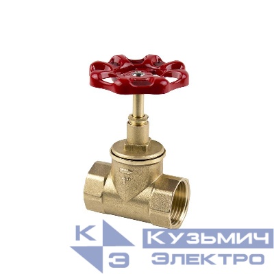 Вентиль запорный латунь 3/4дюйм еврослот жел. RTP 41412