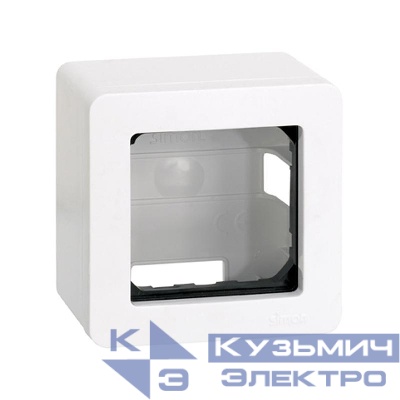 Коробка поверхностной установки 68х68х50мм 2 мод. бел. Simon 27811-35