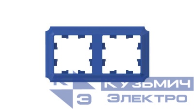 Рамка 2-м AtlasDesign Antique универс. аквамарин SE ATN101102