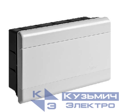 Щиток СП Тусо 12мод. с непрозрач. двер. 280х190х90мм Рувинил 68112Б