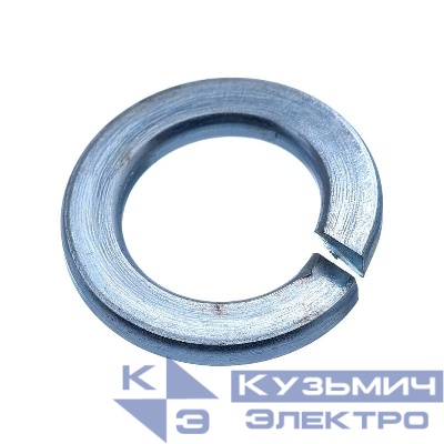 Шайба пружинная М8 DIN 127 цинк. (пакет) (уп.200шт) СТРОЙМЕТИЗ UTORM3080048