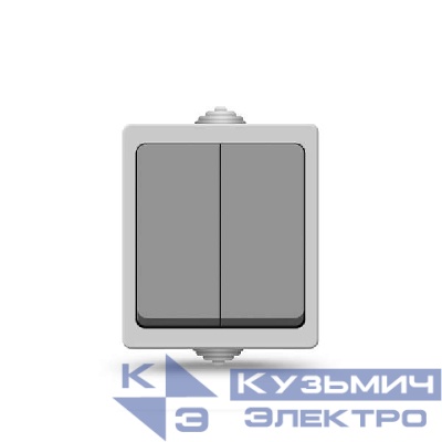 Выключатель 2-кл. Аллегро IP54 сер. UNIVersal 1280