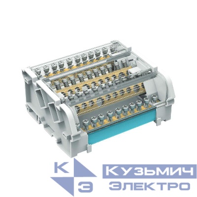 Блок распределительный 4p 7х6мм на DIN-рейку DKC BD125114