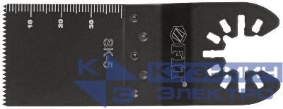 Полотно пильное фрезерованное ступенчатое сталь SK-5 34х0.63мм FIT 37974