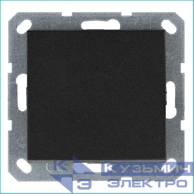 Выключатель 1-кл. 10А IP20 механизм анрацит Jasmart G3011B