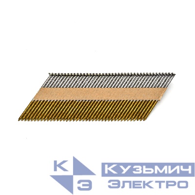 Реечные гвозди по дереву тип D34 (2,87х63, RIBrt кольц.накат., 3000 шт/уп) FEDAST