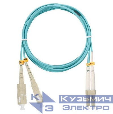 Патч-корд NMF-PC2M3C2-SCU-LCU-001 волоконно-оптический (шнур)перех. 50/125 (ОМ3) SC/UPC-LC/UPC двойн. LSZH нг(В)-HFLTx 1м NIKOMAX NMF-PC2M3C2-SCU-LCU-001