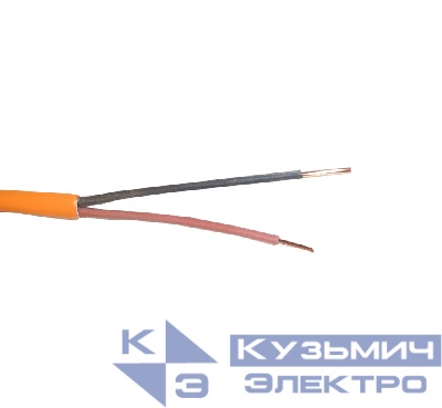 Кабель сигнальный ТЕХНОКАБЕЛЬ, неэкранированный, КПСнг(А)-FRLS, 1*2*0.75мм2 (0,98мм) 200м, оранж. АКЦИЯ