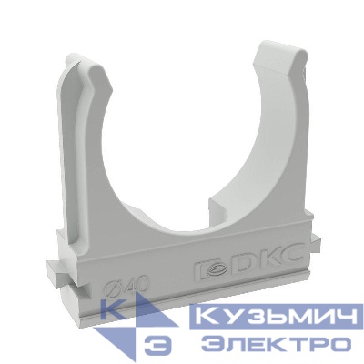 Держатель для труб (клипса) d40мм с защелкой DKC 51040