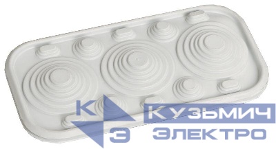 Ввод кабельный (сальник) "UNIVERSAL" сер. IEK YIS50-VS-K03