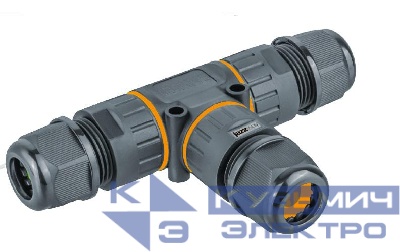 Коннектор кабельный PCC-T3-F 3х2.5 24А IP68 JazzWay 5053502