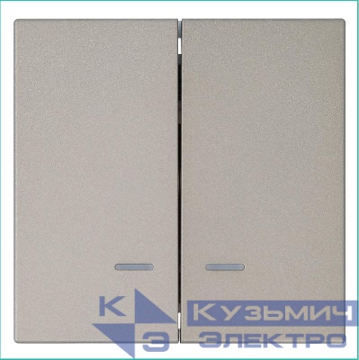 Выключатель 2-кл. СП FD 10А IP20 с подсветкой с накладкой механизм бронза Jasmart FD3023NBR