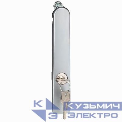 Рукоятка для шкафов Altis с замком 2433А с цилиндром под станд. ключ Leg 034772