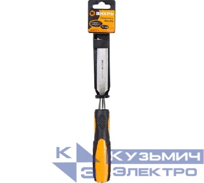 Стамеска-долото 20мм 2 комп.усиленная рукоятка CrV Вихрь 73/2/7/4