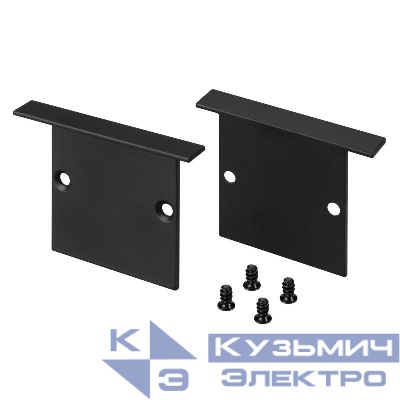 Заглушка SL-LINIA49S-F BLACK металл Arlight 039390