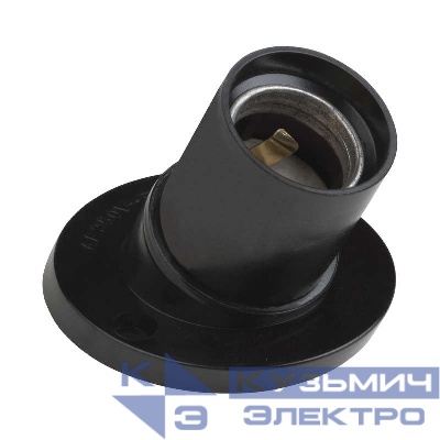 Патрон настенный ULH-02-E27W-Bakelite E27 косое основание карболит. Uniel 11021