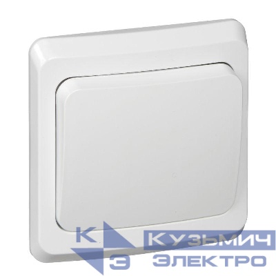 Переключатель проходной 1-кл. СП Этюд 10А IP20 бел. SE BC10-004B