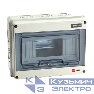 Щит ЩРН-ПГ-8 IP65 EKF Pb65-n-pg-8