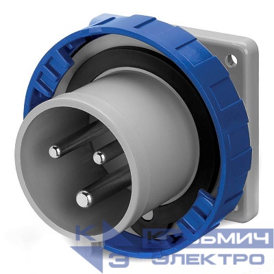 Вилка скрыт. уст. прямая 16А 2P+E 250В IP67 DKC DIS2481693