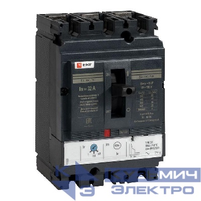 Выключатель автоматический 3п 100/32А 36кА ВА-99C Compact NS PROxima EKF mccb99C-100-32
