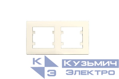 Рамка 2-м Karea RIZZ крем Makel 88010702