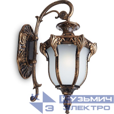 Светильник PL4042 60Вт E27 IP44 230В садово-парковый черн. зол. FERON 11422