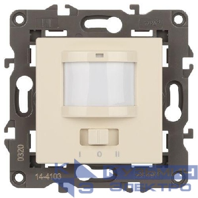 Датчик движения 14-4103-02 2-проводной 180-250В 200Вт Elegance сл. кость ЭРА Б0034353