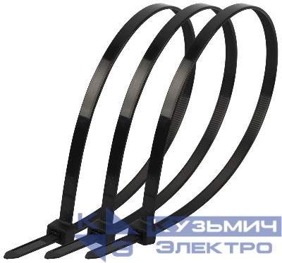 Хомут кабельный 3.6х300 черн. NO-224-218 (уп.25шт) Эра Б0066009