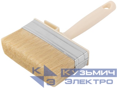 Макловица "мини" 30х120мм натур. свет. щетина пластик. корпус КУРС 01663