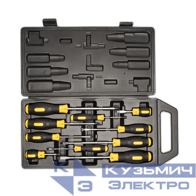 Набор отверток кейс (10 предметов) (09904) SHTOK 376359