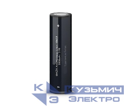 Аккумулятор 18650 3.7В Li-Ion 2000мА.ч без платы защиты ФАZА 5037731